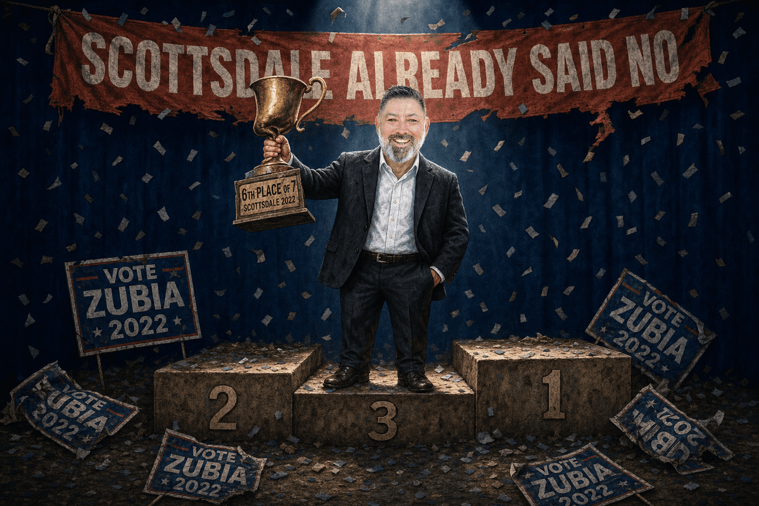 Finished 6th of 7 in the 2022 Council primary.